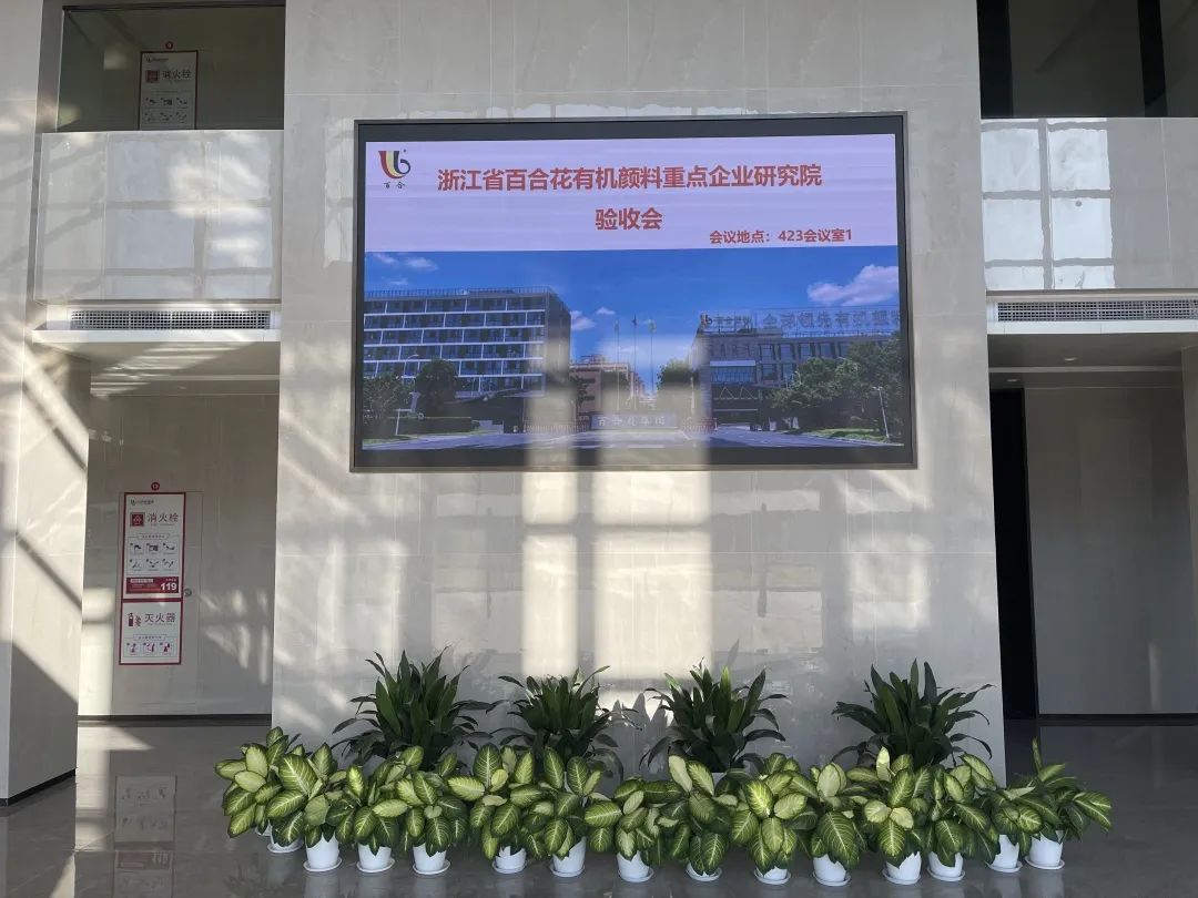 熱烈慶祝浙江省百合花有機(jī)顏料重點企業(yè)研究院通過驗收